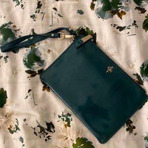 Cole Haan patent leather wristlet